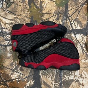 Jordan Black and Red Sneakers